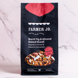 Burnt Fig & Almond Baked Muesli - Farmer Jo